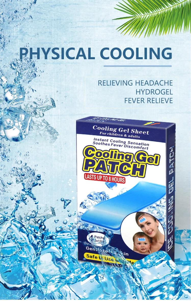 2022 Chinese Traditional Hot Sell Cooling Product Cooling Gel Patch for Children Adult