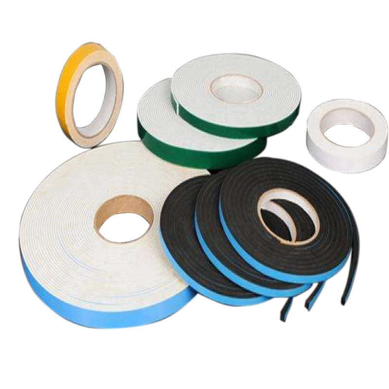 Double Single Side PE PVC EVA EPDM Cr Acrylic Foam Structural Glazing Foam Tape Glass Aluminum Frame Window Adhesive Curtain Wall Mounting Spacer Weather Strip