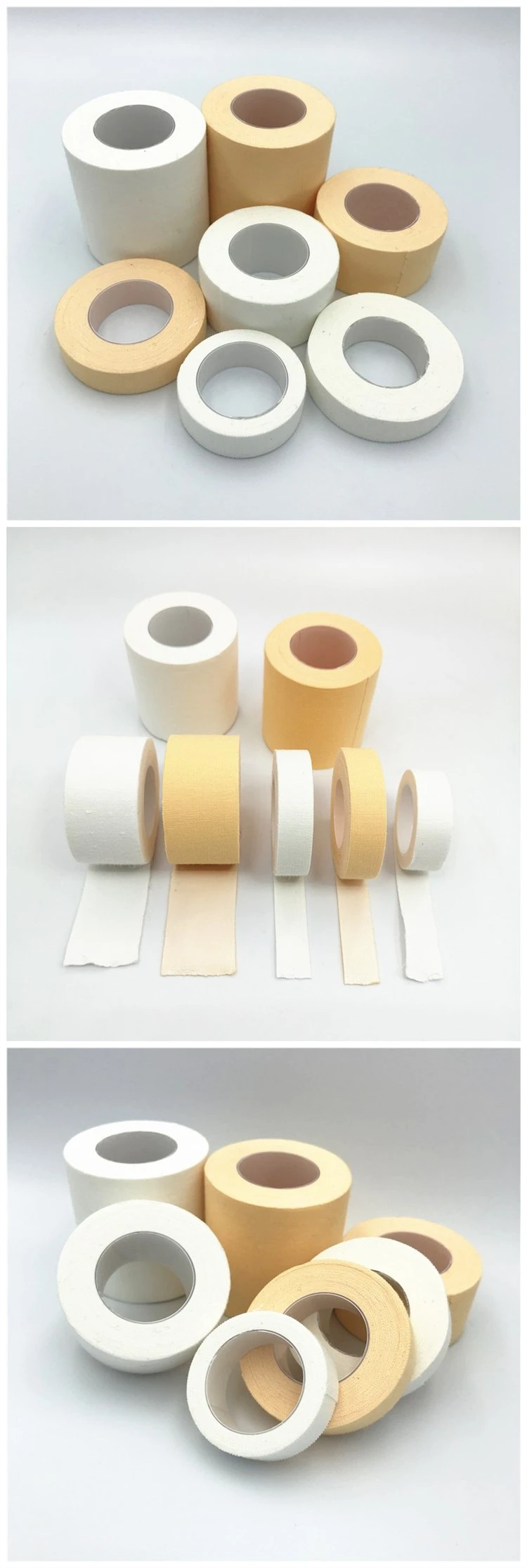 Zinc Oxide Cotton Soft Breathable Surgical Self Adhesive Medical Tape