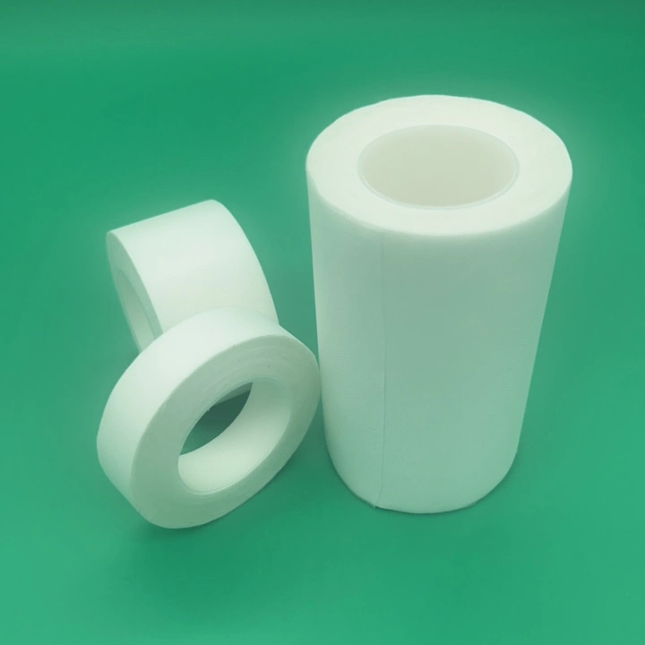 Medical Disposable Adhesive Skin Color White Color Silk Plaster Bandage Surgical Silk Tape for Wound